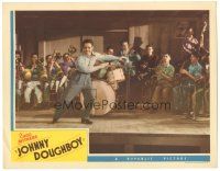 7z506 JOHNNY DOUGHBOY LC '42 cool image of dancer in front of band on stage!