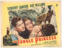 7z512 JUNGLE PRINCESS LC R46 Dorothy Lamour & Ray Milland in tropical adventure!