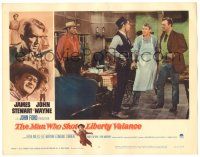 7z594 MAN WHO SHOT LIBERTY VALANCE LC #3 '62 John Ford, Lee Marvin, John Wayne, Stewart, Van Cleef