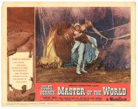 7z604 MASTER OF THE WORLD LC #1 '61 Jules Verne, Vincent Price carrying girl from wreckage!