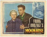 7z620 MOONRISE LC #8 '48 cool portrait of Dane Clark & Ethel Barrymore!