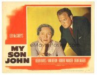 7z637 MY SON JOHN LC #5 '52 G-man Van Heflin over worried Helen Hayes, directed by Leo McCarey!
