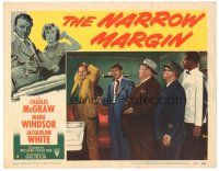 7z643 NARROW MARGIN LC #8 '53 Richard Fleischer classic noir, Charles McGraw catches David Clarke!