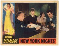 7z647 NEW YORK NIGHTS LC R38 pretty Norma Talmadge & Gilbert Roland in trouble!