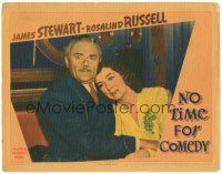 7z653 NO TIME FOR COMEDY LC '40 wacky image of Charles Ruggles & sad Rosalind Russell!