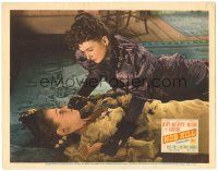 7z654 NOB HILL LC '45 cool image of Joan Bennett & Vivian Blaine fighting!