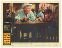 7z666 OLD MAN & THE SEA LC #1 '58 great image of Spencer Tracy in Hemingway's classic!