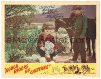 7z019 ROUGH RIDERS OF CHEYENNE signed LC '45 by Monte Hale & Sunset Carson as Wyoming cowboys!