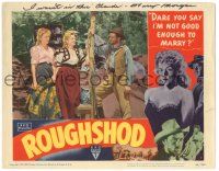7z020 ROUGHSHOD signed LC #7 '49 by Harry Morgan who wasn't in this movie!