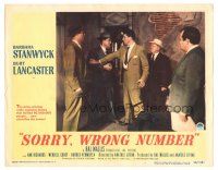 7z815 SORRY WRONG NUMBER LC #4 '48 Lancaster defends Vermilyea from Conrad & others, Anatole Litvak!