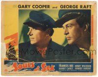 7z818 SOULS AT SEA LC '37 best portrait of sailors Gary Cooper & George Raft!