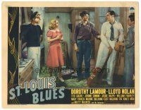 7z824 ST. LOUIS BLUES LC '39 Lloyd Nolan & Mary Parker watch man being taken away!