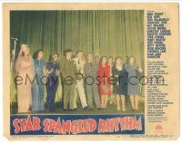 7z828 STAR SPANGLED RHYTHM LC '43 Dorothy Lamour, Alan Ladd & cast on stage!
