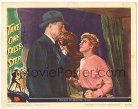 7z850 TAKE ONE FALSE STEP LC #6 '49 image of William Powell & concerned Shelley Winters!