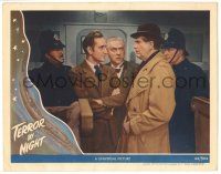 7z855 TERROR BY NIGHT LC '46 Basil Rathbone is Sherlock Holmes & Nigel Bruce as Watson on train!