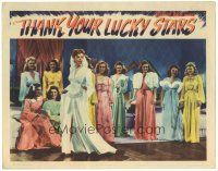 7z856 THANK YOUR LUCKY STARS LC '43 Warner Bros. all-star musical, sexy Ann Sheridan sings!