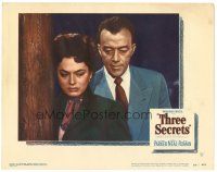 7z882 THREE SECRETS LC #3 '50 don't judge pretty Ruth Roman, Robert Wise directed!
