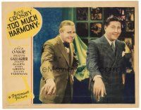 7z909 TOO MUCH HARMONY LC '33 cool image of Jack Oakie & Skeets Gallagher!