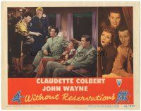 7z976 WITHOUT RESERVATIONS LC '46 John Wayne, Claudette Colbert & Don DeFore!