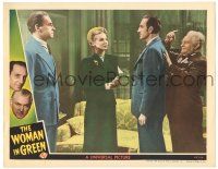 7z979 WOMAN IN GREEN LC '45 Basil Rathbone as Holmes w/ Hillary Brooke & Henry Daniell!