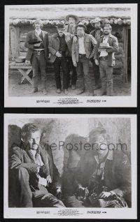 8a878 BUTCH CASSIDY & THE SUNDANCE KID 2 8x10 stills '69 Paul Newman & Robert Redford & male cast!