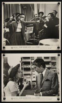 8a889 FINE MADNESS 2 8x10 stills '66 cool images of bottle toting Jean Seberg, Patrick O'Neal!