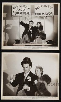 8a915 GREAT McGINTY 2 8x10 stills '40 Brian Donlevy and Muriel Angelus, Preston Sturges classic!