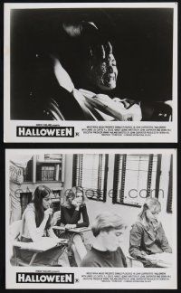 8a916 HALLOWEEN 2 8x10 stills '78 John Carpenter classic, young Jamie Lee Curtis, Stephens!