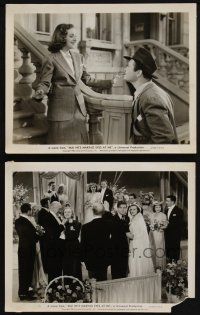 8a933 MA! HE'S MAKING EYES AT ME 2 8x10 stills '40 sexy Constance Moore with Tom Brown!