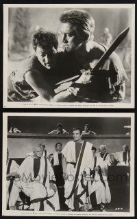 8a973 SPARTACUS 2 8x10 stills '61 images of Tony Curtis & Kirk Douglas, Laurence Olivier at senate!