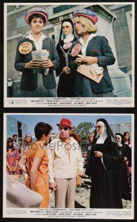 8a243 WHERE ANGELS GO TROUBLE FOLLOWS 2 color 8x10 stills '68 Rosalind Russell & Stella Stevens!