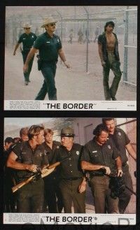 8a121 BORDER 6 8x10 mini LCs '82 Jack Nicholson & Harvey Keitel as border patrol!