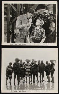 8a771 BOWERY 3 8x10 stills '33 Jackie Cooper, Wallace Beery & George Raft, wacky swimsuits at beach!