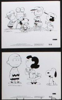 8a594 BOY NAMED CHARLIE BROWN 6 8x10 stills '70 baseball, Snoopy & Peanuts gang by Charles Schulz!