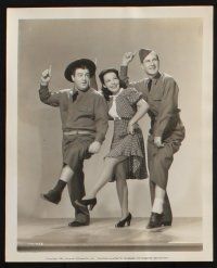 8a695 BUCK PRIVATES 4 8x10 stills '41 Bud Abbott & Lou Costello with the Andrews Sisters!