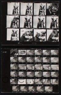 8a699 CAST A GIANT SHADOW 4 8.25x10.75 stills '66 wonderful contact sheets all with Frank Sinatra!