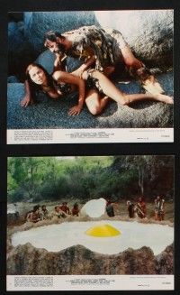 8a031 CAVEMAN 8 8x10 mini LCs '81 wacky prehistoric Dennis Quaid, Ringo Starr & sexy Shelley Long!