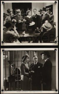 8a786 FINGERS AT THE WINDOW 3 8x10 stills '42 Lew Ayres and Laraine Day, you're next!