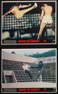 8a100 GAME OF DEATH 7 8x10 mini LCs '79 Bruce Lee, Kareem Abdul Jabbar, kung fu!