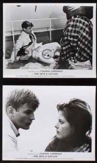 8a499 GIRL WITH A SUITCASE 8 8x10 stills '60 some images of sexiest ragazza Claudia Cardinale!