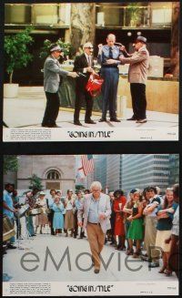 8a131 GOING IN STYLE 6 8x10 mini LCs '79 bank robbers George Burns, Art Carney & Lee Strasberg!