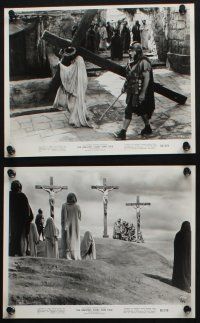 8a501 GREATEST STORY EVER TOLD 8 8x10 stills '65 George Stevens epic, Max Von Sydow as Jesus!