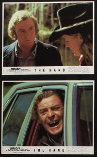 8a102 HAND 7 8x10 mini LCs '81 Oliver Stone directed, Michael Caine, Andrea Marcovicci