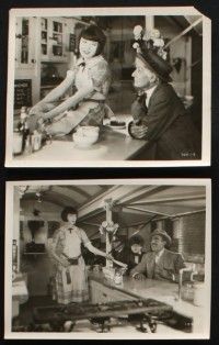 8a503 HER WILD OAT 8 8x10 stills '27 wonderful images of Colleen Moore behind counter!