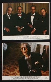 8a057 HOUSE OF THE LONG SHADOWS 8 8x10 mini LCs '83 Vincent Price, Cushing, Carradine & Chris Lee!