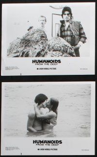 8a412 HUMANOIDS FROM THE DEEP 11 8x10.25 stills '80 Doug McClure, sexy women terrorized by monsters!