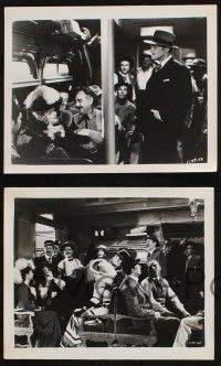 8a720 IN OLD OKLAHOMA 4 8x10 stills '43 wonderful images of Martha Scott on train with others!