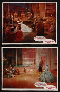 8a142 KING & I 6 color 7.5x9.5 stills56 c/u of Deborah Kerr in dress, Rodgers & Hammerstein musical!