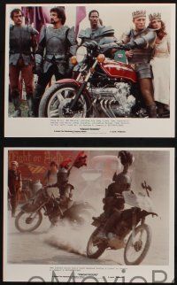 8a172 KNIGHTRIDERS 5 color 8x10 stills '81 George Romero, Ed Harris & Amy Ingersoll, medieval!