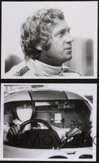 8a724 LE MANS 4 8x10 stills '71 great images of race car driver Steve McQueen in and out of car!